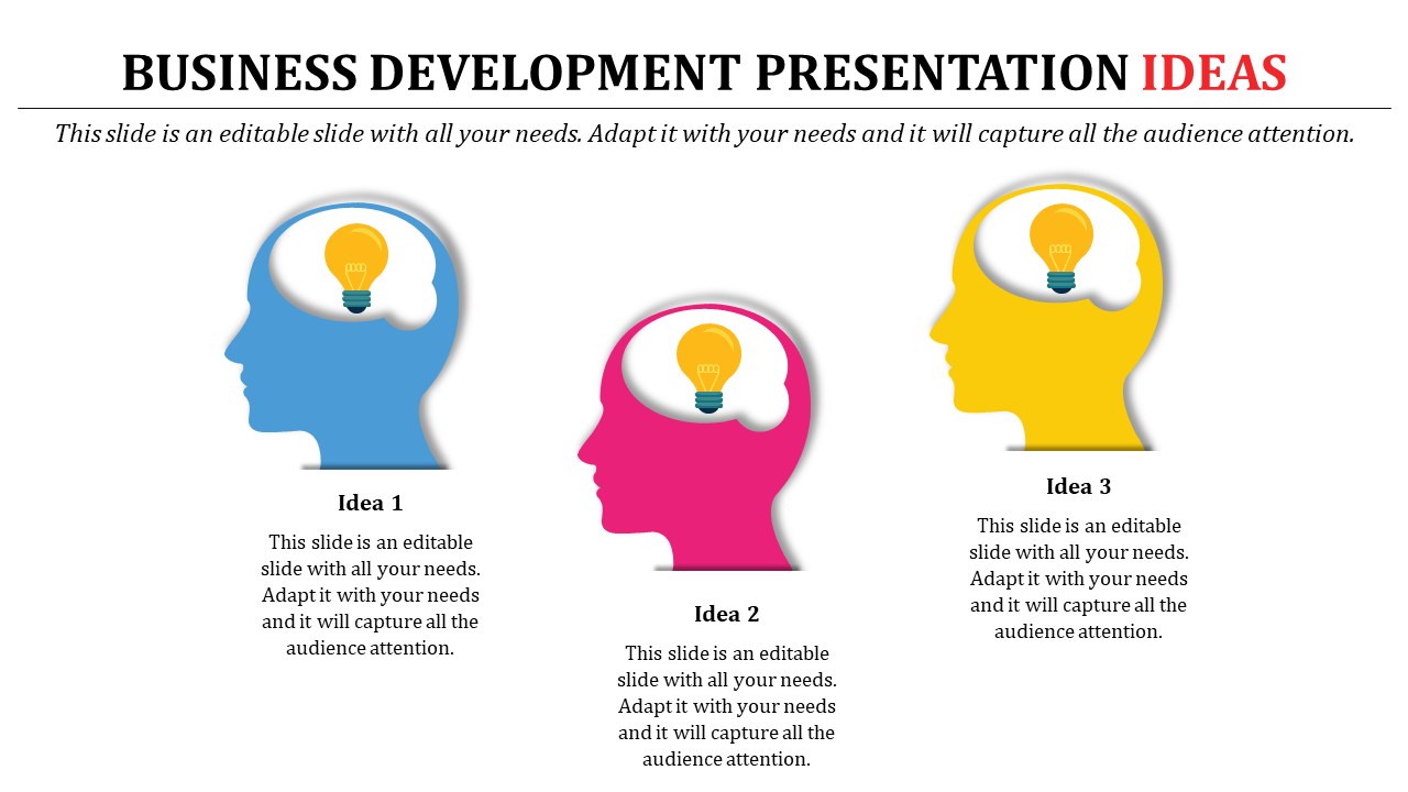 Free - Business Development Presentation Idea PPT Designs